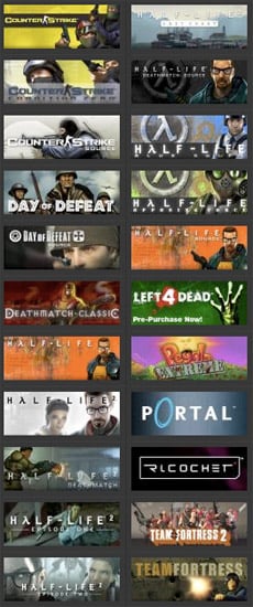 Deal: All Valve Games, $99