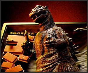 Godzilla 3-D Poster Art