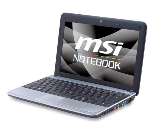 MSI U115 Hybrid Netbook