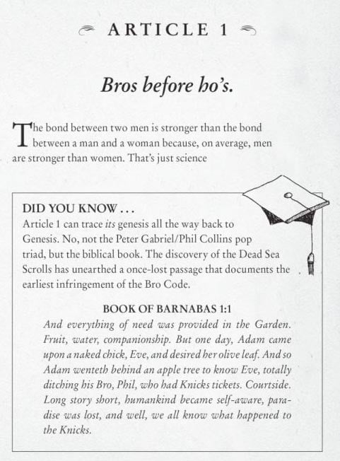 Book: The Bro Code