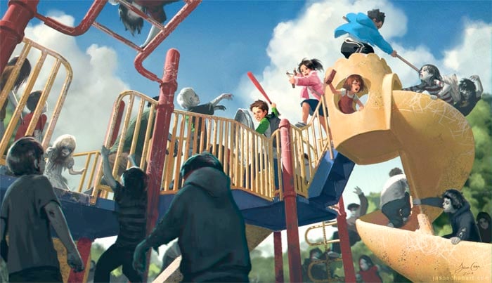 Art: Zombie Playground