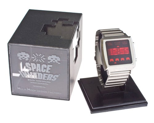 Space Invaders Watch