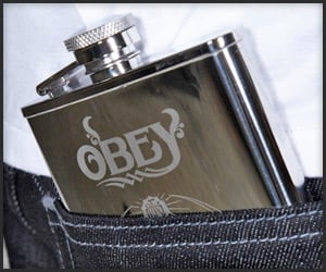 Obey Another Round Flask