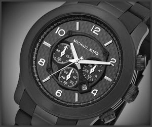Black Oversize Iconic Watch