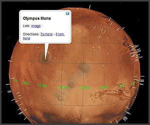 Mars on Google Earth