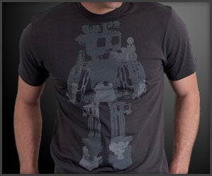 Halftone Robot T-shirt