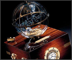 Planet Earth Desk Clock