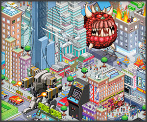 Video Game Pixel Poster