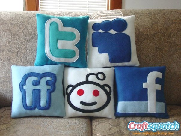 Social Media Pillows