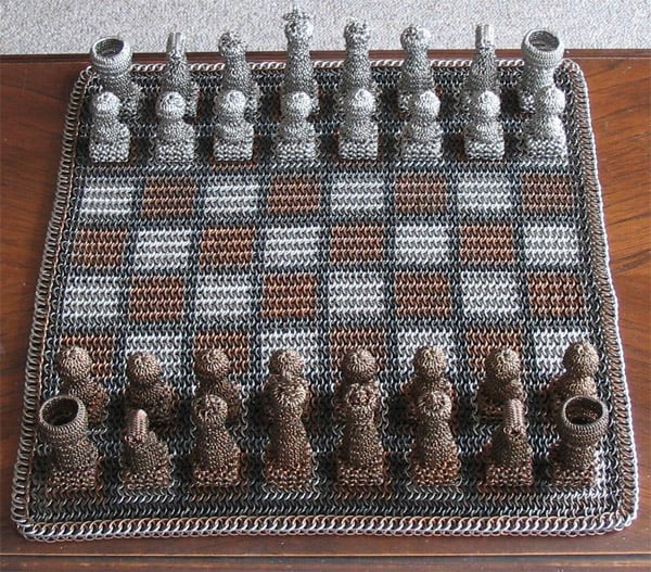 Chain Mail Chess Set