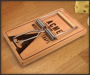 Mousetrap Cheese Board