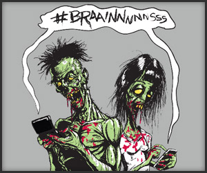 Twitter Zombies T-shirt