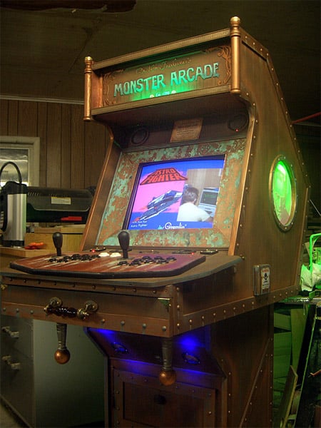 Steampunk Arcade Cabinet