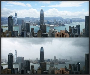 Time Lapse: HK Typhoon