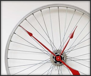 Bike Wheel Clock