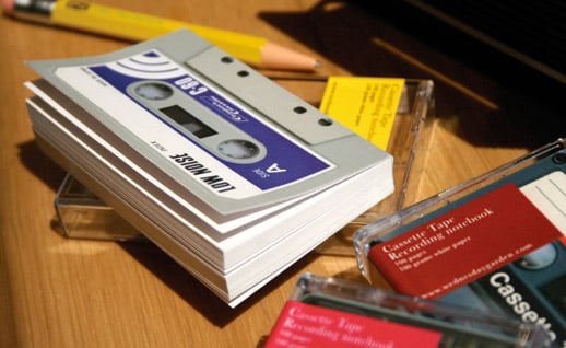Cassette Tape Notebook
