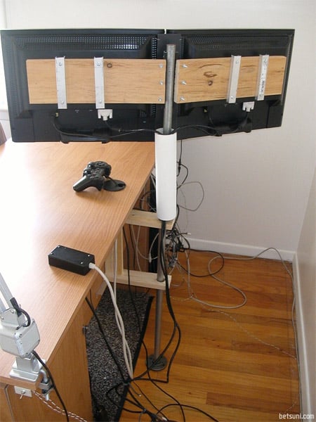 DIY: Dual Monitor Stand - The Awesomer