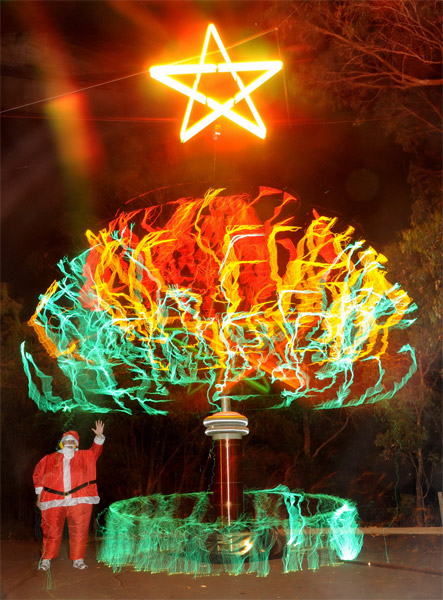 Tesla Christmas Tree 2009