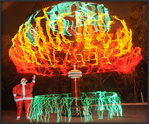 Tesla Christmas Tree 2009
