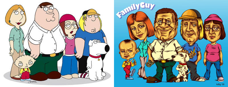 Semi-Realistic Family Guy