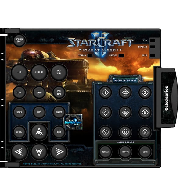 Starcraft II Zboard Keyset