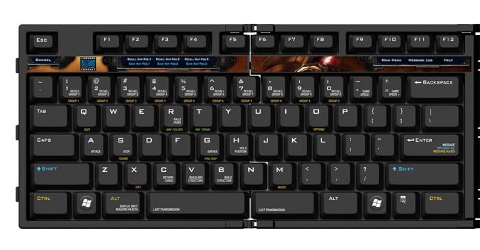 Starcraft II Zboard Keyset