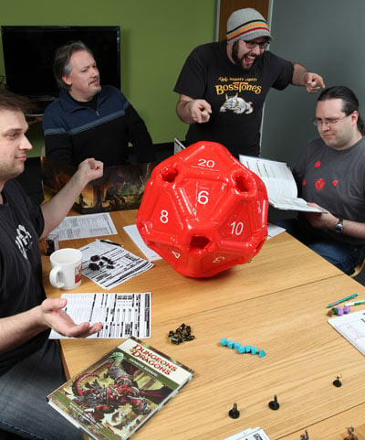 Inflatable d20