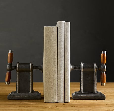 Vise Bookends