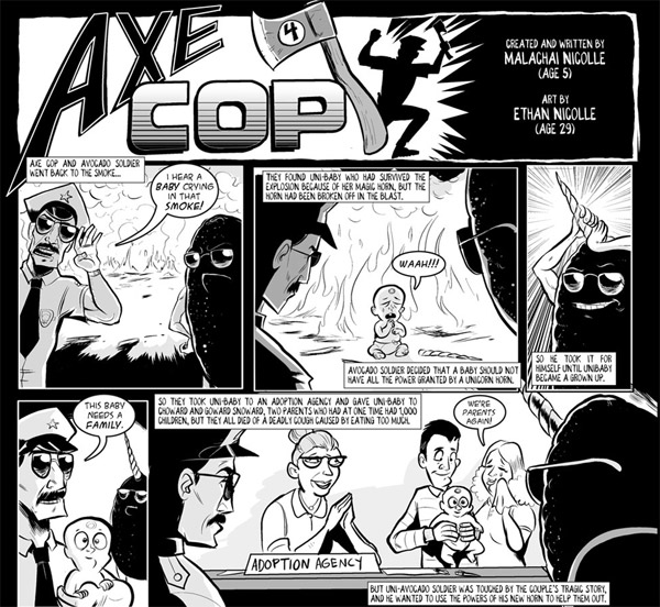 Comic: Axe Cop