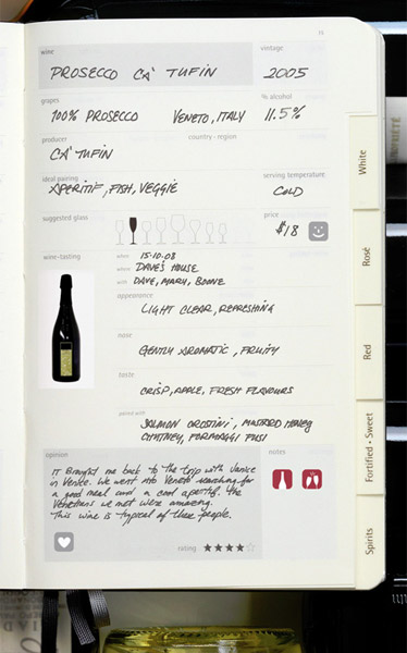 Moleskine Wine Journal