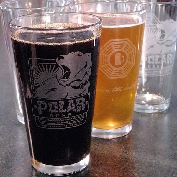 Lost Polar Beer Glasses