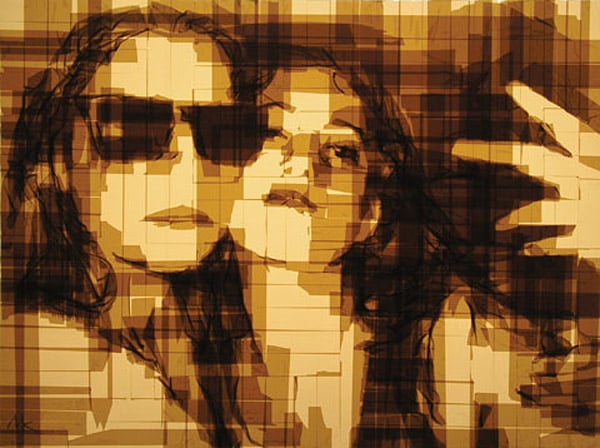 Cool Packing Tape Art
