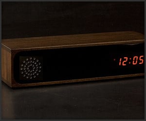 Furni Knox Wooden LED Clock