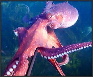 Octopus Steals Video Camera