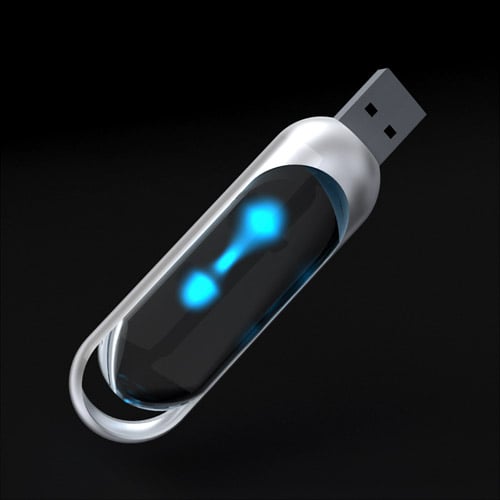 Concept: Glass USB Drive