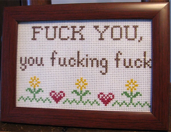 Rude & Snarky Cross Stitches