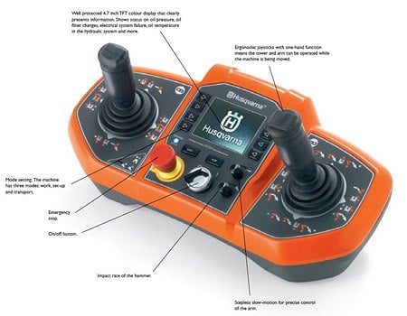 Husqvarna DXR 310 Demo Robot