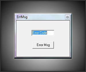ErrMsg for Windows
