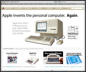 Apple Website 1983/1993