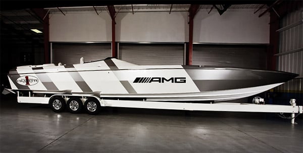 Benz-Inspired Racing Boat