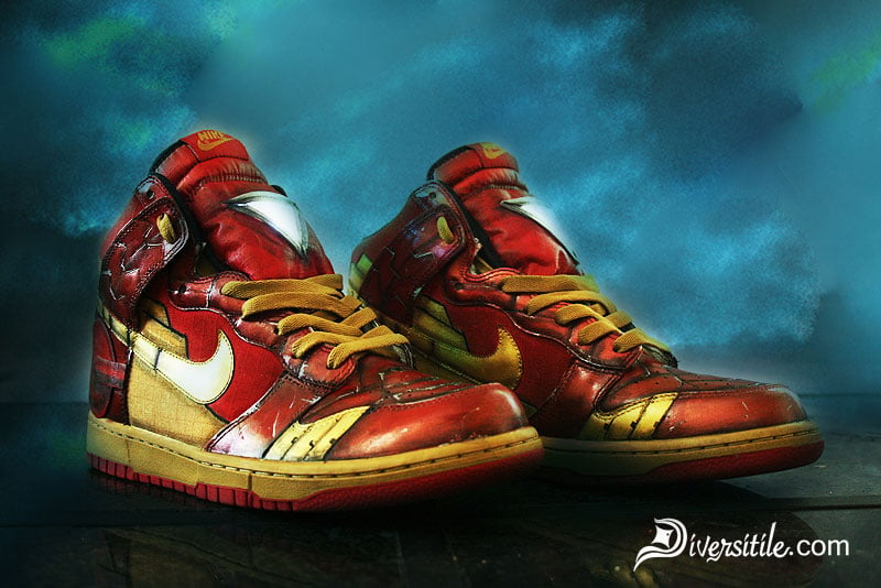 Custom Iron Man Sneakers