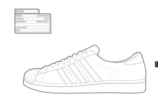 basketball shoes coloring pages