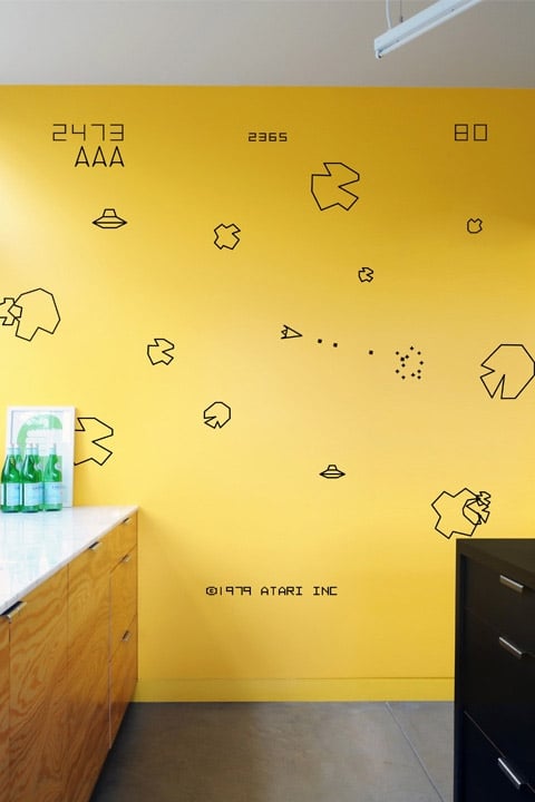 Asteroids Wall Graphics