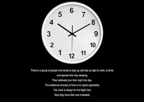 Clock For Night Owls