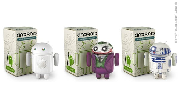 Paintable Android Figurines