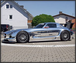 Chrome Mercedes SLS AMG