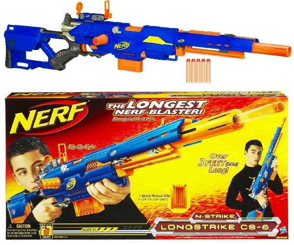 LongStrike CS-6 (N-Strike NERF dart sniper rifle – Long Strike)