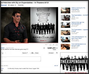 Stallone Blows Up YouTube