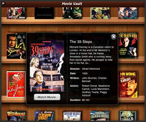iPad App: Movie Vault