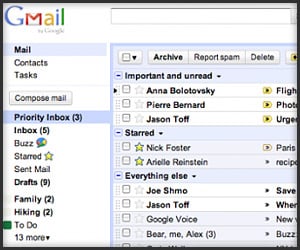 Gmail Priority Inbox